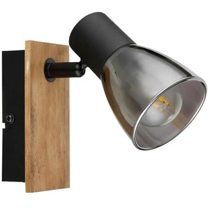 Globo Lighting Wandleuchte - braun - Materialmix - 15,5 cm - 14 cm - cm 7,0 | Möbel Kraft