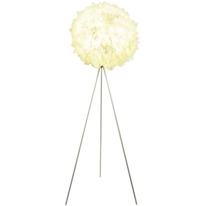 Globo Stehleuchte Katunga , Weiß , Textil , 160 cm , mit Schalter , Lampen & Leuchten, Innenbeleuchtung, Stehlampen, Stehlampen