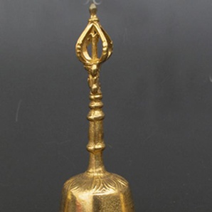 Glocke - Nostalgie Tischglocke aus Messing, wunderbar heller Klang - Weihnachten