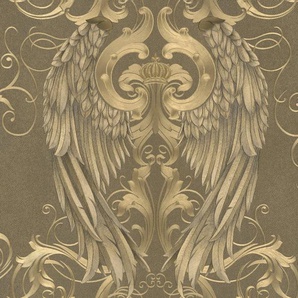Glööckler Vliestapete Gold, ornamental, restlos abziehbar