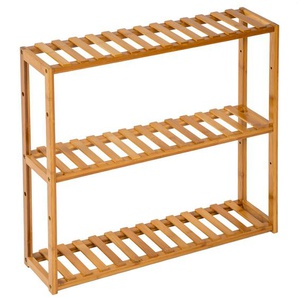 GmbH Bambus Badregal 3 Böden 60x15x54,5cm - braun 401648