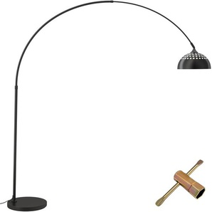 GmbH Bogenleuchte Arcus, Stahl, Retro-Stil, 60W - schwarz 405203