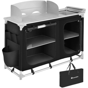 GmbH Campingküche 116x52x107cm - schwarz 403345