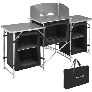 GmbH Campingküche 172x52x104cm - schwarz 403344