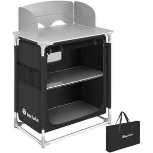 GmbH Campingküche 76x53,5x107cm - schwarz 403346