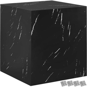 GmbH Couchtisch Lasley, Belastbarkeit 45 kg - Marmor Optik schwarz, 45 x 45 x 50 cm 406033