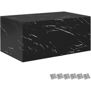 GmbH Couchtisch Lasley, Belastbarkeit 45 kg - Marmor Optik schwarz, 90 x 50 x 40 cm 406032