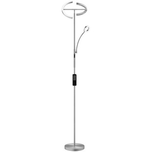 GmbH Deckenfluter Auralis LED 20W, Leselicht, dimmbar - Nickel matt 405207