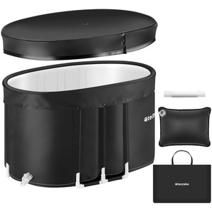 GmbH Eisbadewanne Espoo, 3-fach Isolierung, Aluminiumgestell - schwarz 406125