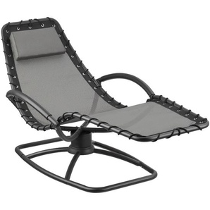 GmbH Gartenliege Toulon, ergonomisch, Schwingfunktion - grau 405814