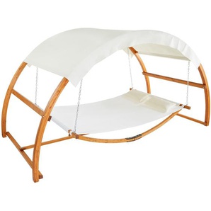 GmbH Hängematte Locarno für 2 Personen 328x160x171,5cm - teak 405345