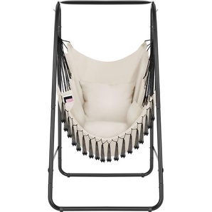 GmbH Hängesessel Alison, Boho-Style, Belastbarkeit 160kg - beige 405393