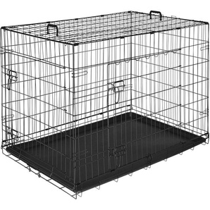 GmbH Hundekäfig-Gitterbox Luna, klappbar, mit 2 Türen - 108 x 71 x 76 cm 405040