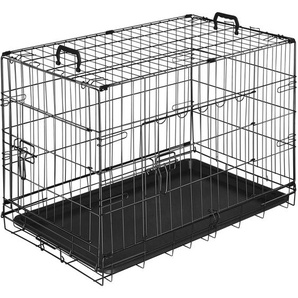 GmbH Hundekäfig-Gitterbox Luna, klappbar, mit 2 Türen - 78 x 48 x 52,5 cm 405038