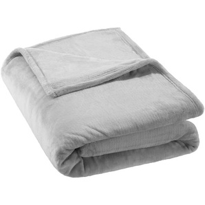 GmbH Kuscheldecke Polyester - 220 x 240 cm, grau 400946