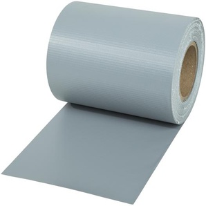 GmbH PVC Sichtschutzfolie mit Befestigungsclips - 70 m, grau 401876