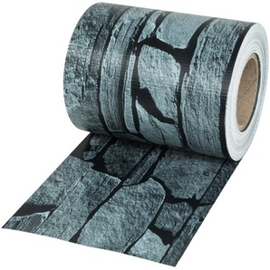 GmbH PVC Sichtschutzfolie mit Befestigungsclips - 70 m, schiefer 401881