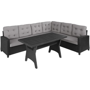 GmbH Rattan Lounge Catania - schwarz 404249