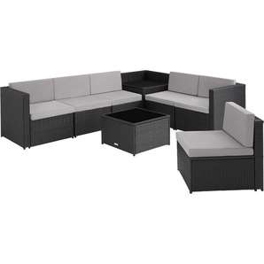 GmbH Rattan Lounge Verona - schwarz 404233