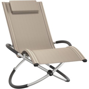 GmbH Sonnenliege Paulina ergonomisch, faltbar, 150 kg - beige 404997