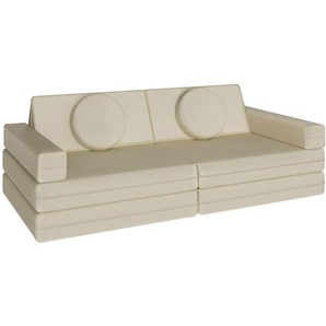 GmbH Spielsofa Lilly, 8-teilig, mit Schlaffunktion - 160 cm, beige 405173