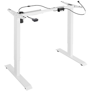 GmbH Tischgestell elektrisch höhenverstellbar 85-129x65x71-121cm - weiß 403002