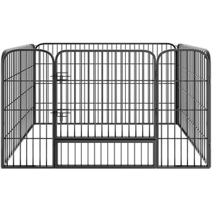 GmbH Welpenauslaufstall 4-eckig - grau 401718