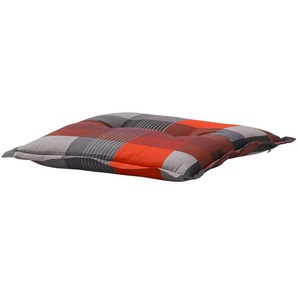 GO-DE Auflage Indian Summer - rot - Materialmix - 50 cm - 7 cm | Möbel Kraft