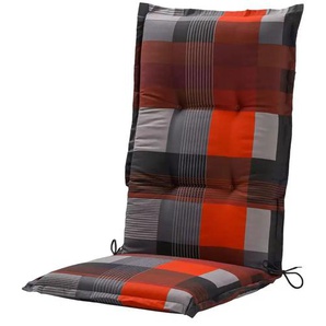 GO-DE Auflage Indian Summer - rot - Materialmix - 50 cm - 7 cm | Möbel Kraft