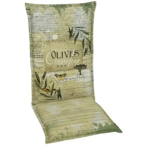 GO-DE Auflage  Olives ¦ grün ¦ Maße (cm): B: 50 H: 7