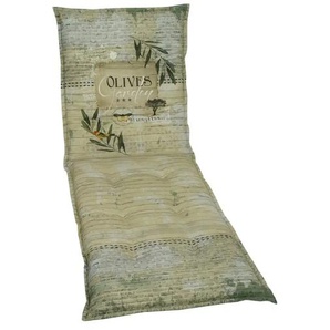 GO-DE Auflage  Olives ¦ grün ¦ Maße (cm): B: 60 H: 7