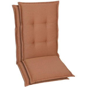 GO-DE Hochlehnerauflage, (Spar-Set, 2 St), Maße ca.: 50 cm x 120 cm x 7 cm