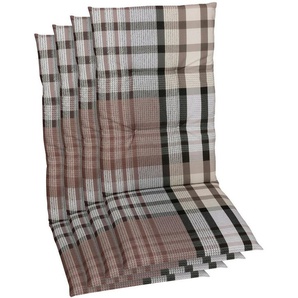 GO-DE Hochlehnerauflage, (Spar-Set, 4 St), Maße ca.: 48 cm x 118 cm x 5 cm