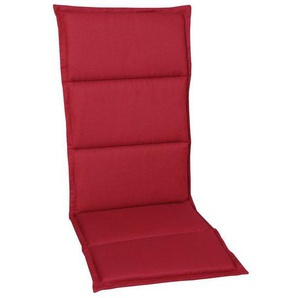 GO-DE Sesselauflage hoch 120x48x3 cm Polyester Dessin 17932 Rot