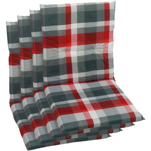 GO-DE Sitzauflage, (Spar-Set, 4 St), Maße ca.: 48 cm x 98 cm x 5 cm