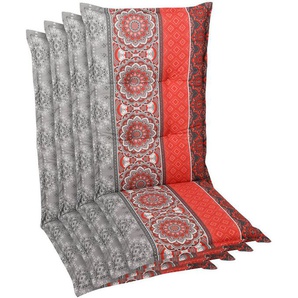 GO-DE Sitzauflage, (Spar-Set, 4 St), Maße ca.: 50 cm x 108 cm x 7 cm