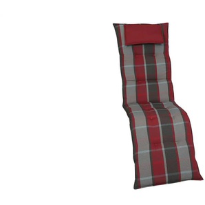GO-DE Wendeauflage Turno - rot - Materialmix - 50 cm - 7 cm | Möbel Kraft