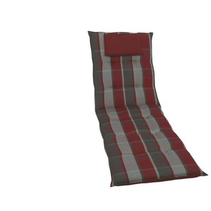 GO-DE Wendeauflage Turno - rot - Materialmix - 60 cm - 7 cm | Möbel Kraft
