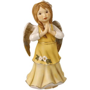 Goebel Engelfigur Schutzengel Gloria - Engel der Freude, Weihnachtsdeko, Höhe ca. 16 cm (1 St), Sammlerfigur, Weihnachtsfigur, Dekofigur aus Steingut