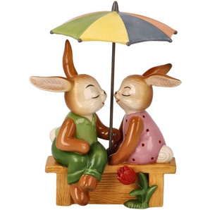 Goebel Osterhase Ein Platz für uns zwei (1 St), Sammelfigur, Verliebtes Hasenpaar