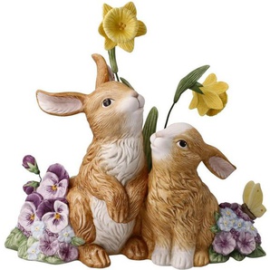 Goebel Osterhase Frühlingserwachen (1 St), Sammelfigur, Hasenpaar mit Blumen