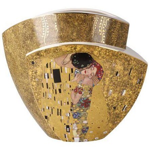 Goebel Tischvase Gustav Klimt - Der Kuss / Adele Bloch Bauer (1 St), Vase aus Porzellan, Höhe ca. 20 cm