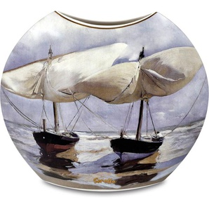 Goebel Tischvase Vase Joaquin Sorolla - Boote / Spaziergang am Strand (1 St)