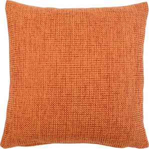 Kissenhüllen GÖZZE Dallas Kissenbezüge Gr. B/L: 50 cm x 50 cm, 2 St., Polyester, orange Kissenbezüge uni in vielen Farben