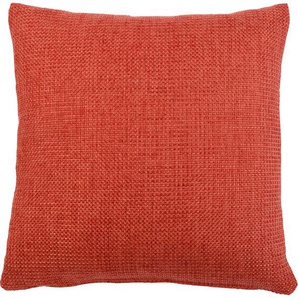Kissenhüllen GÖZZE Dallas Kissenbezüge Gr. B/L: 50 cm x 50 cm, 2 St., Polyester, rot Kissenbezüge uni in vielen Farben