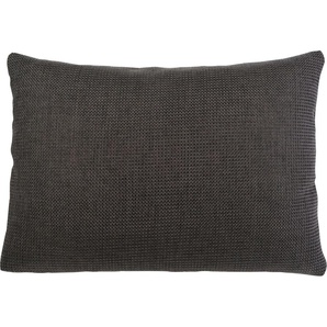 Kissenhüllen GÖZZE Dallas Kissenbezüge Gr. B/L: 60 cm x 40 cm, 2 St., Polyester, grau (anthrazit) Kissenbezüge uni in vielen Farben