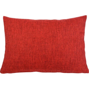 Kissenhüllen GÖZZE Dallas Kissenbezüge Gr. B/L: 60 cm x 40 cm, 2 St., Polyester, rot (karminrot) Kissenbezüge uni in vielen Farben