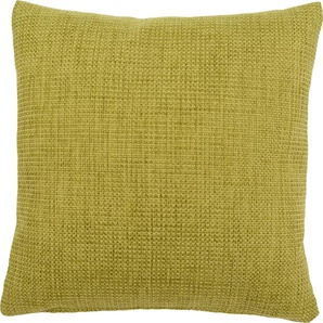 Kissenhüllen GÖZZE Dallas Kissenbezüge Gr. B/L: 60 cm x 60 cm, 2 St., Polyester, grün (hellgrün) Kissenbezüge uni in vielen Farben