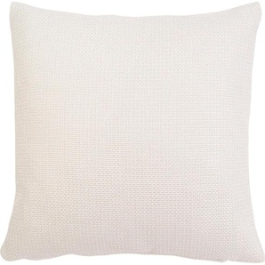 Kissenhüllen GÖZZE Dallas Kissenbezüge Gr. B/L: 60 cm x 60 cm, 2 St., Polyester, weiß Kissenbezüge uni in vielen Farben