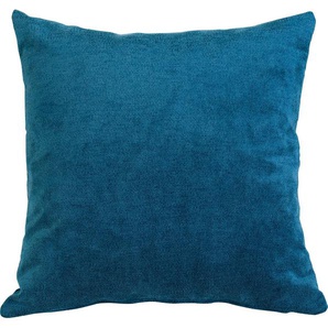 Kissenhüllen GÖZZE Muri Kissenbezüge Gr. B/L: 40 cm x 40 cm, 2 St., Polyester, blau Kissenbezüge uni in vielen Unifarben